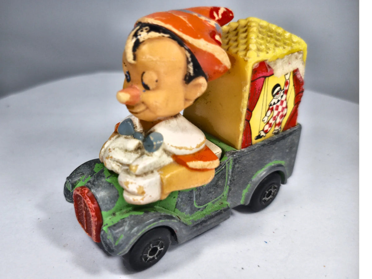 Ciężarówka Pinocchio Puppet Truck Disney Matchbox 1979 Szary 1:43 – zdjęcie 2