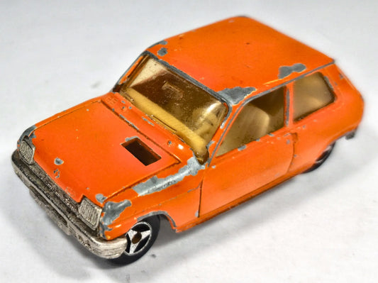RENAULT 5 Majorette '80 Pomarańczowy 1:55 Made in France 2xMetal – zdjęcie 2
