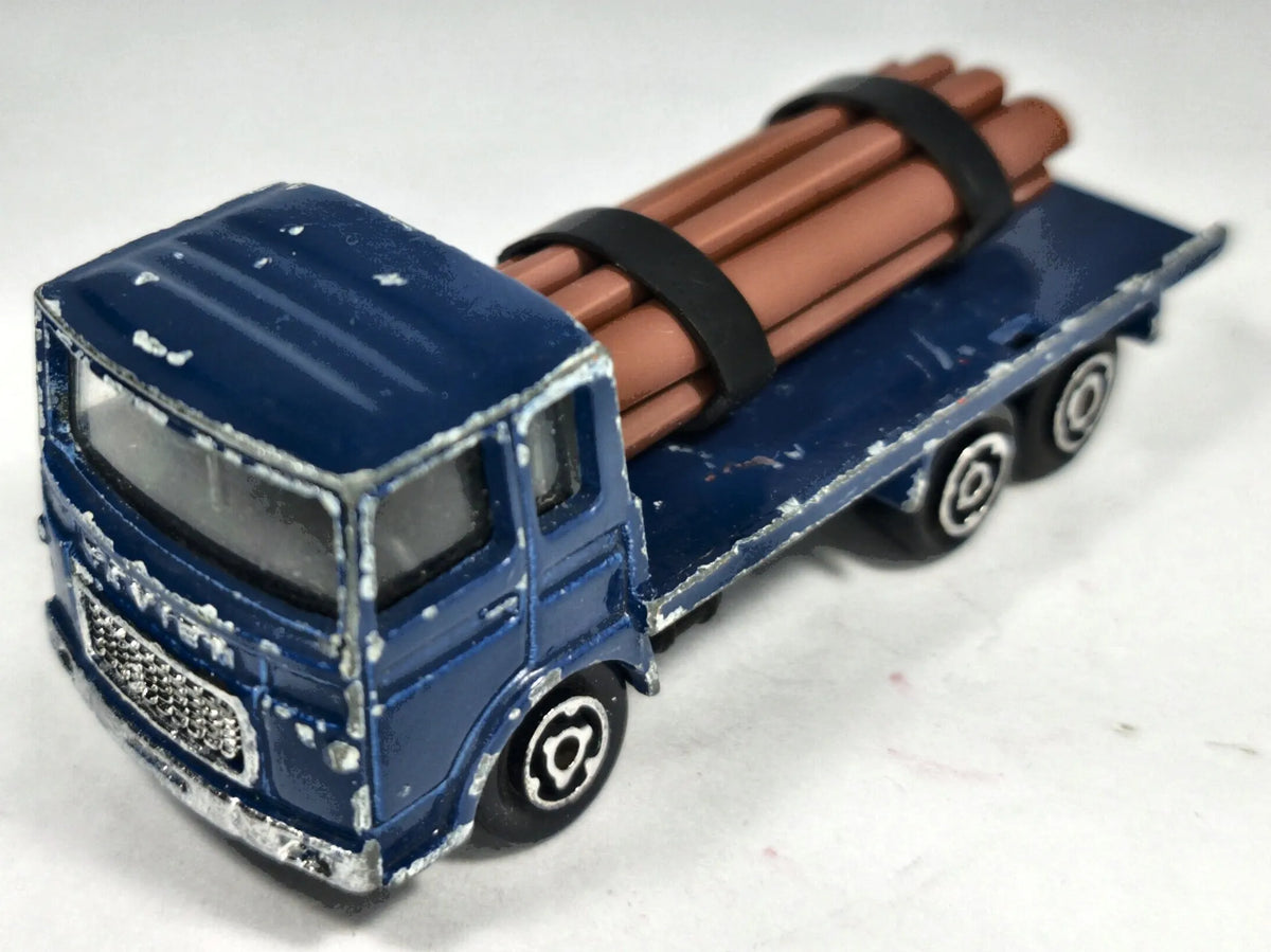 Ciężarówka Saviem Majorette Niebieski 1:100 Made in France – zdjęcie 2