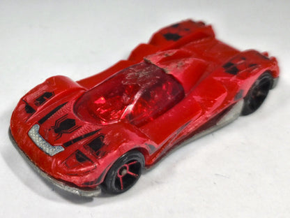 Teegray Hot Wheels 2011 1:64 Luzak Czerwony – zdjęcie 2