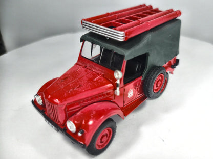 GAZ-69 PMG-20, STRAŻ POŻARNA, Deagostini, IMT20, Czerwony, 1:43, Resoraki – zdjęcie 2