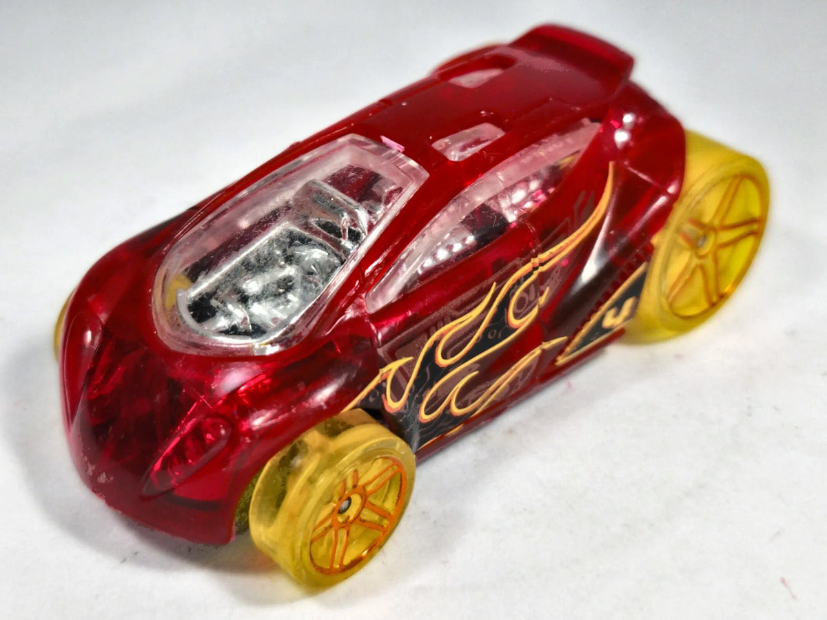 Vendetta Hot Wheels 2005 Czerwony Przeźroczysty 1:64 – zdjęcie 2