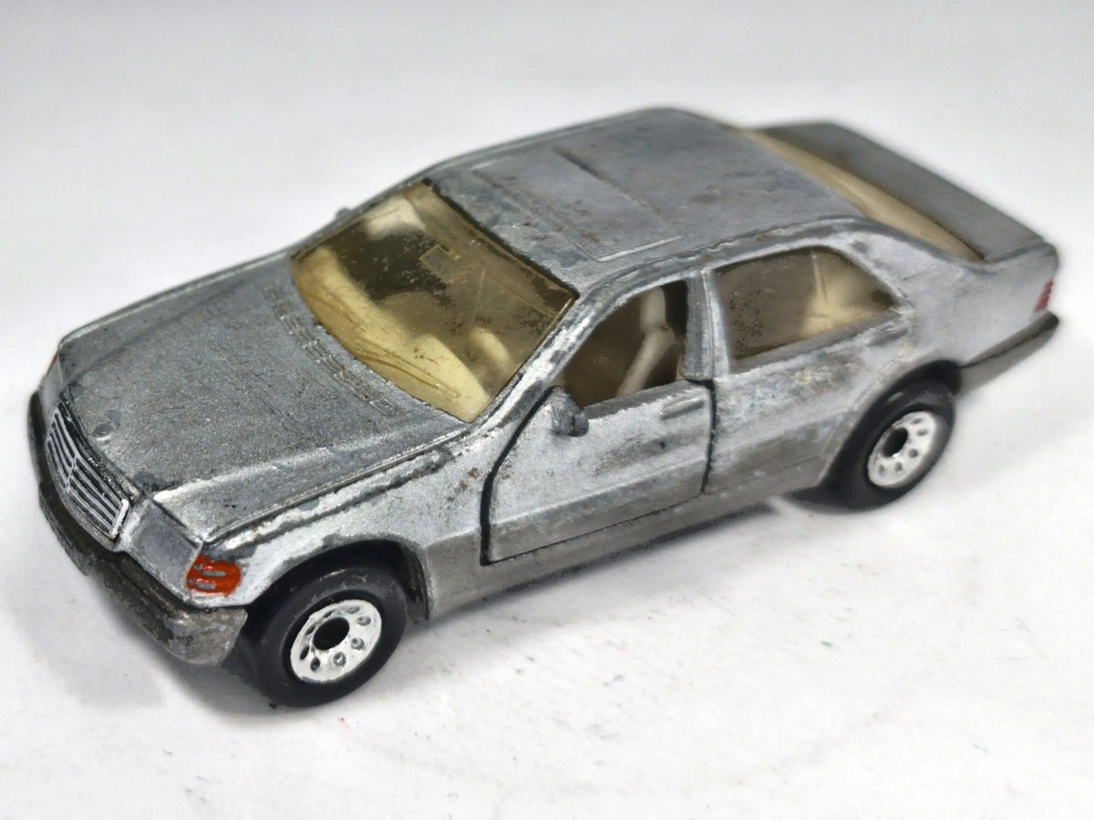 Mercedes-Benz 600 Sel Matchbox 1992 Mainline 1:72 Luzak Srebrny – zdjęcie 2