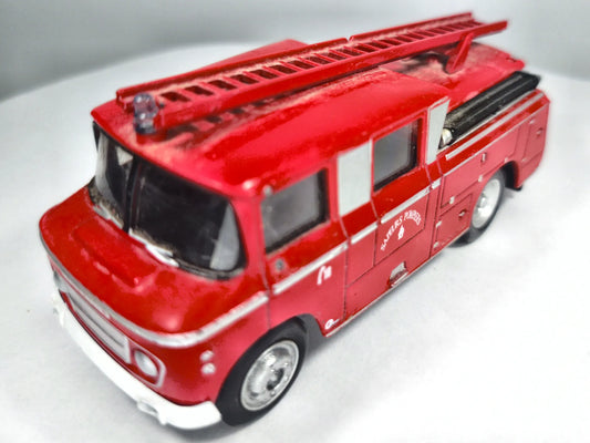 1970 FPT DROUVILLE, AmerCom 1970, Die cast, Czerwony, 1:57, Resoraki – zdjęcie 2
