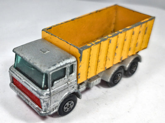 DAF Tipper Matchbox Superfast 1:64 Made in England Wywrotka Luzak Żółty – zdjęcie 2