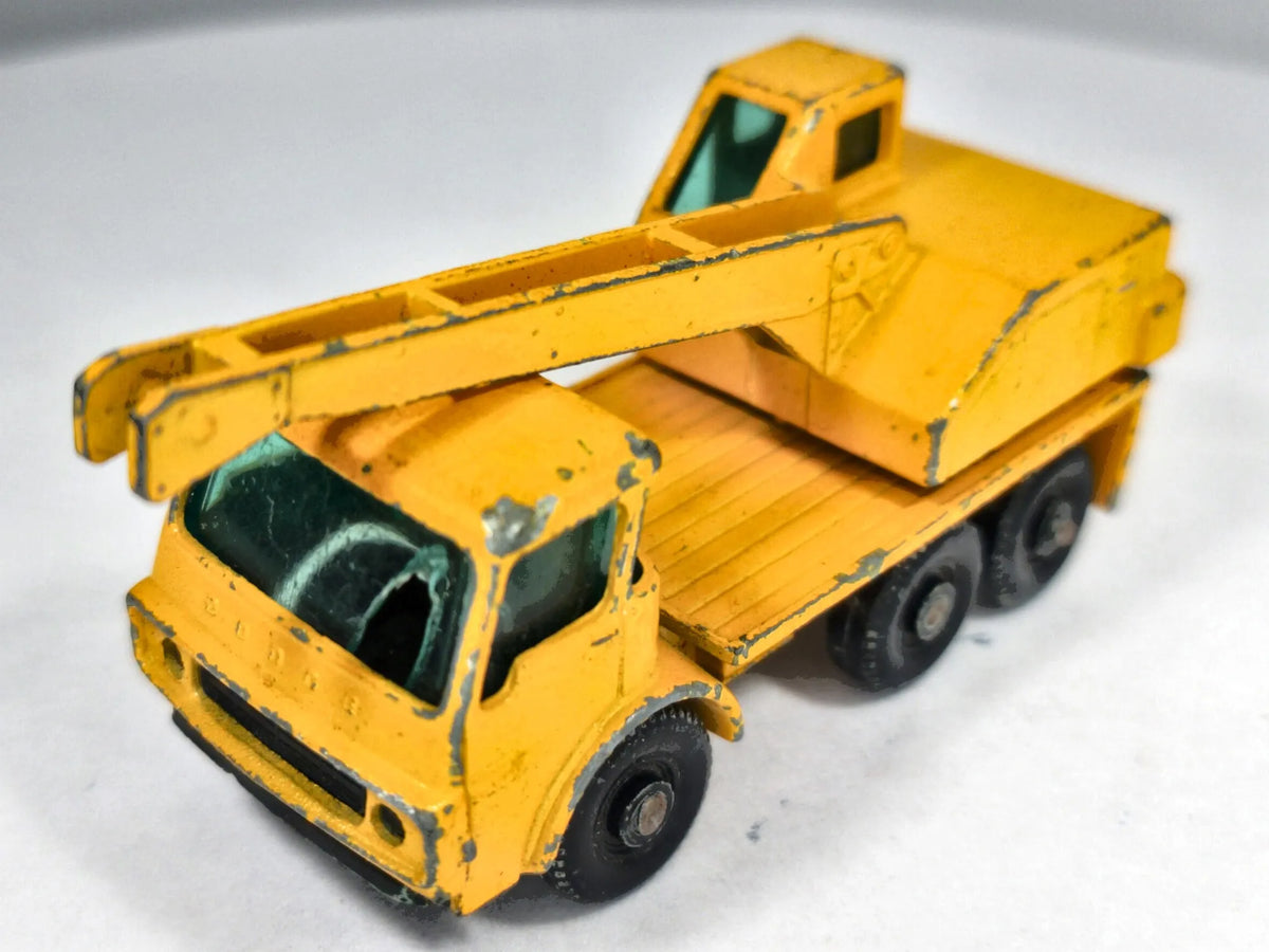 DODGE CRANE TRUCK Matchbox 1973 Żółty 1:75 – zdjęcie 2