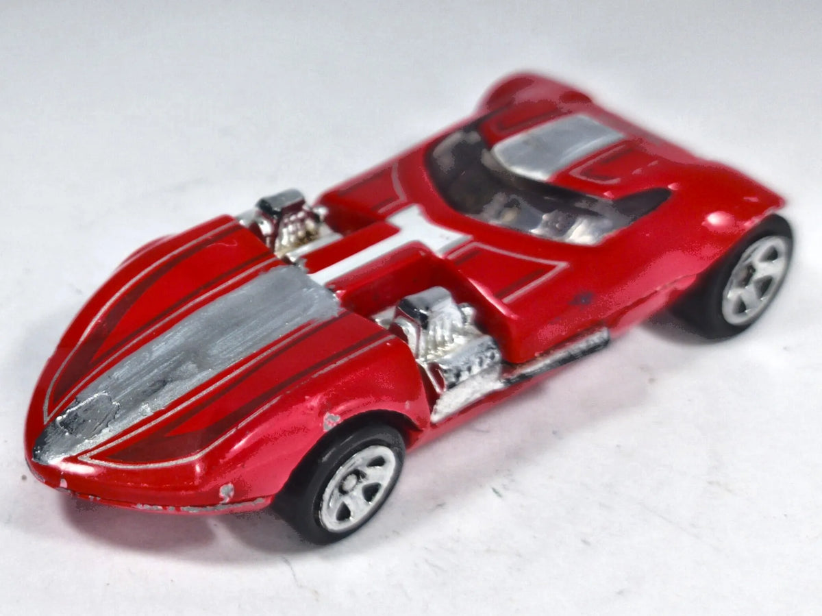 Twin Mill Hot Wheels 2014 1:64 Luzak Czerwony Custom Model 2xMetal – zdjęcie 2
