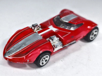 Twin Mill Hot Wheels 2014 1:64 Luzak Czerwony Custom Model 2xMetal – zdjęcie 2