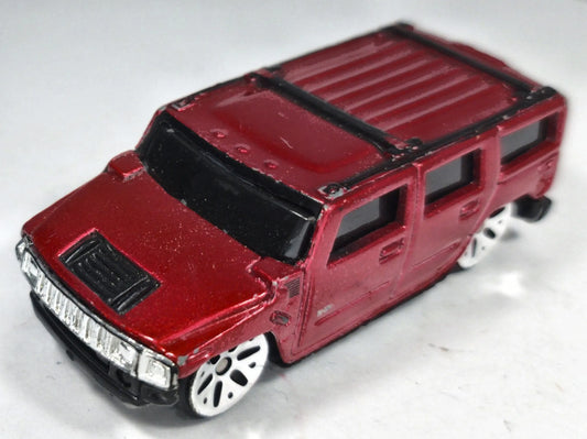Hummer H2 Maisto 1:64 Czerwony Samochód osobowy – zdjęcie 2