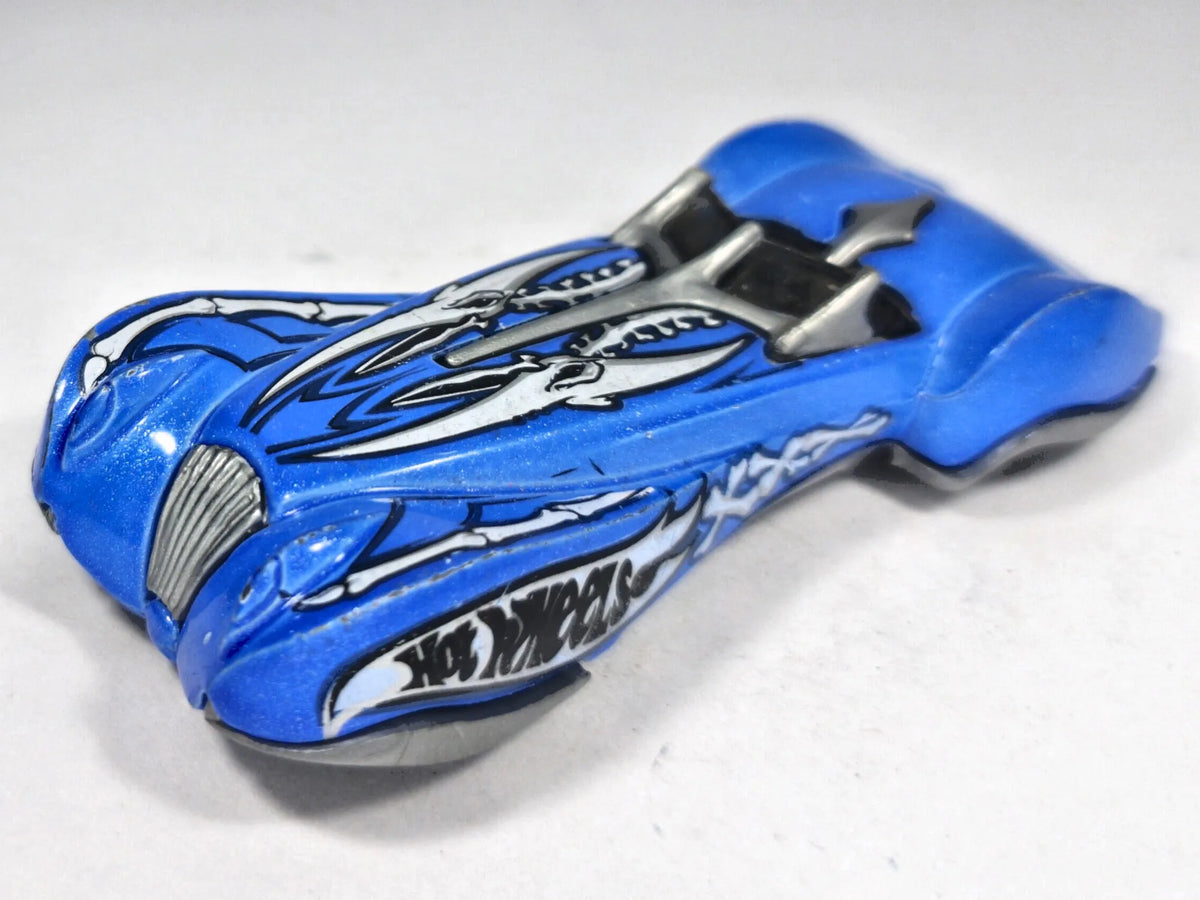 Phantastique Hot Wheels 1999 T-Wrecks 1:64 Luzak Niebieski – zdjęcie 2