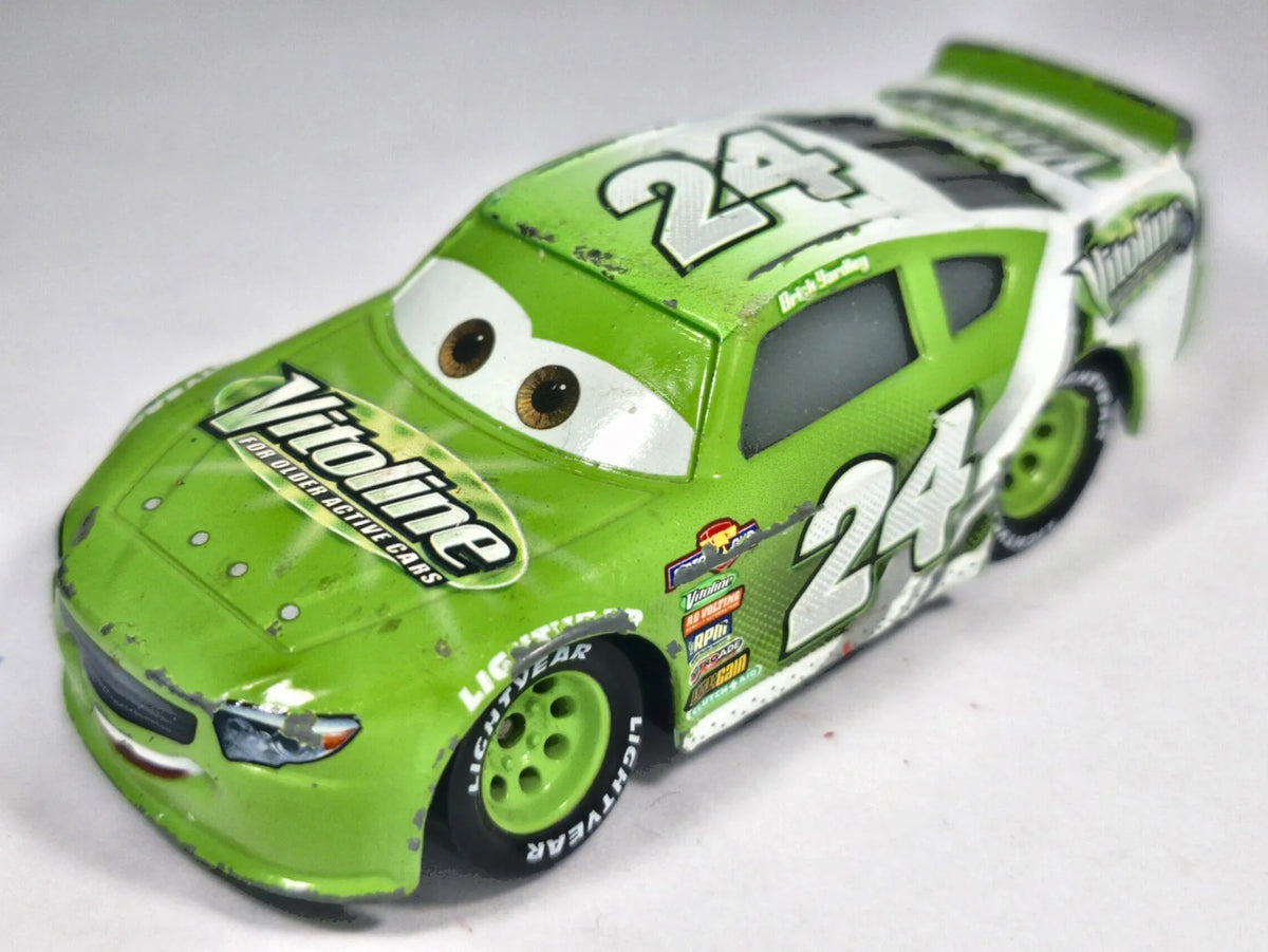 BRICK YARDLEY "AUTA", Disney/Pixar, Die cast DXV53, Zielony, 1:64, Resoraki – zdjęcie 2