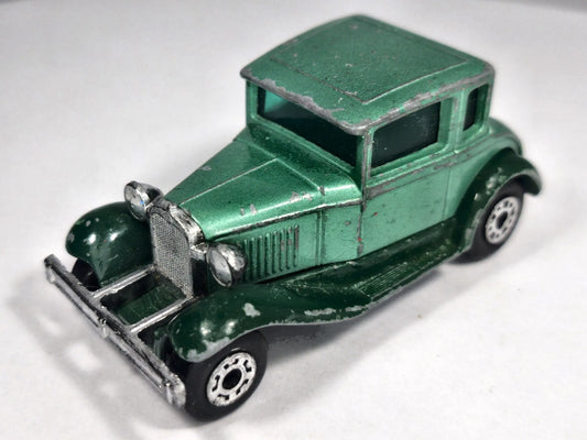 Model A Ford Superfast Matchbox 1979 Zielony 1:52 Made in England – zdjęcie 2