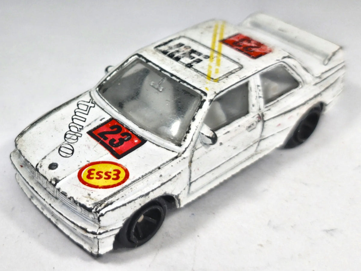 BMW M3 E30 Pioneer 1:60 Samochód rajdowy Ess3 Biały Rajdowy Vintage Model – zdjęcie 2