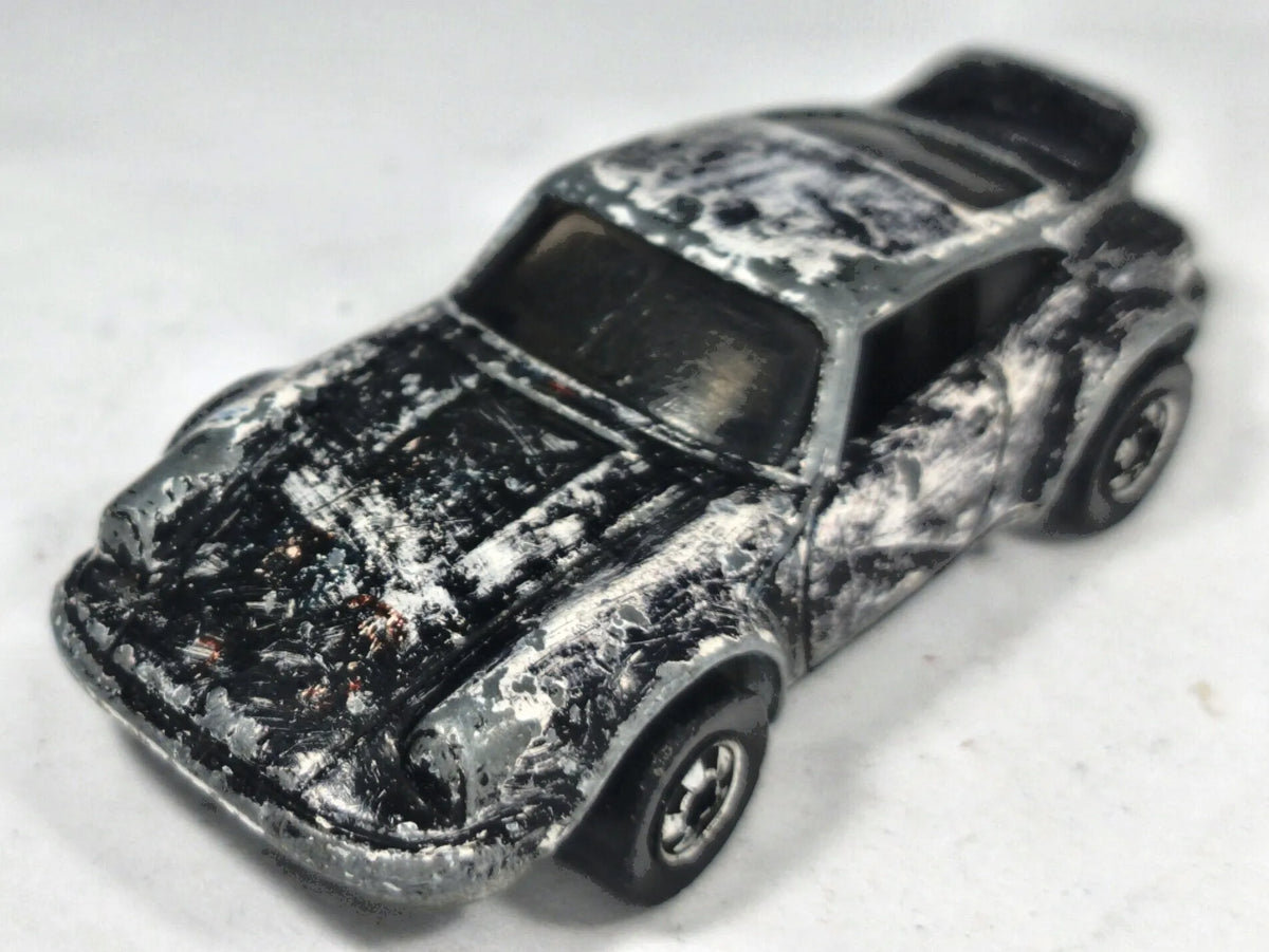 Porsche Gold Hubs P-911 Turbo Hot Wheels 1974 1:64 Luzak Czarny 2xMetal – zdjęcie 2
