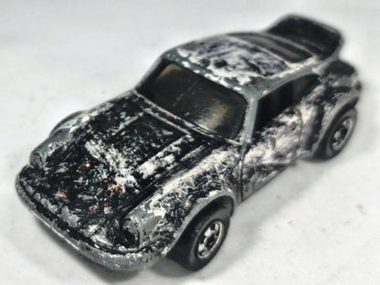 Porsche Gold Hubs P-911 Turbo Hot Wheels 1974 1:64 Luzak Czarny 2xMetal – zdjęcie 2