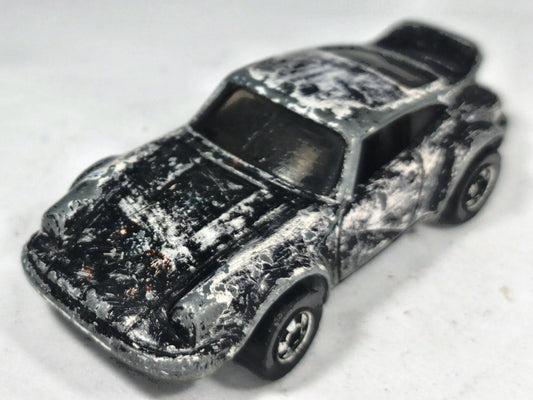 Porsche Gold Hubs P-911 Turbo Hot Wheels 1974 1:64 Luzak Czarny 2xMetal – zdjęcie 2