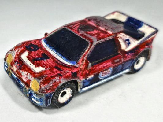 Ford RS 200 Matchbox 1986 Superfast 1:56 Esso Luzak Czerwony Custom ART – zdjęcie 2