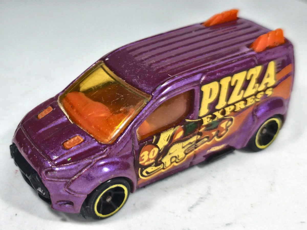 Ford Transit Connect Hot Wheels 2014 HW CITY 1:64 Furgonetka Food Truck – zdjęcie 2