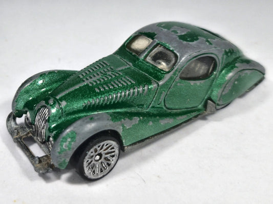 Bugatti Type 57Sc Atlantic Maisto 1987 Zielony 1:50 2xMetal – zdjęcie 2