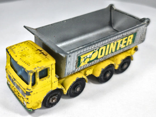 8 Wheel Tipper Matchbox Series Matchbox 1969 Żółty 1:76 Made in England – zdjęcie 2