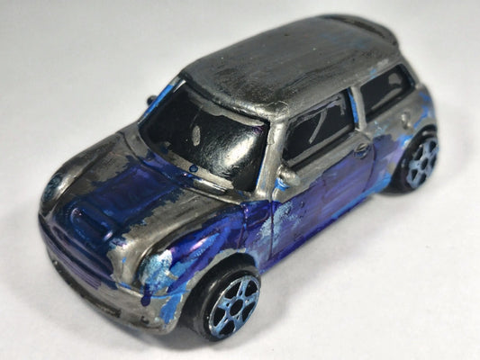 BMW MINI COOPER S CUSTOM BY FRANEK, Maisto, Die cast 1006, Niebieski, 1:52 – zdjęcie 2