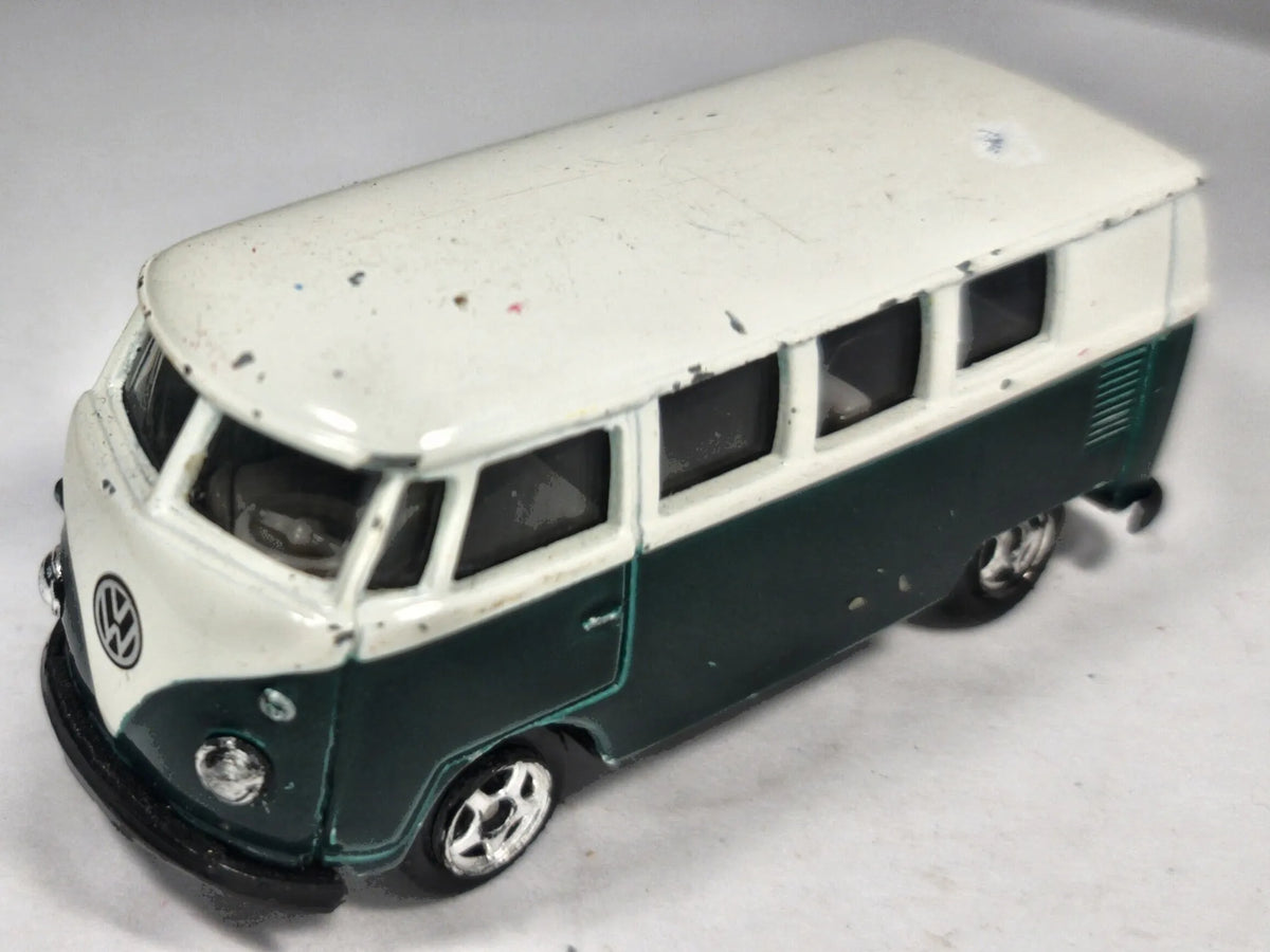 Volkswagen T1 Bus Welly Zielony 1:64 – zdjęcie 2
