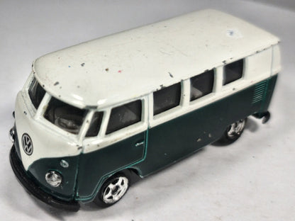 Volkswagen T1 Bus Welly Zielony 1:64 – zdjęcie 2