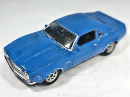 Chevrolet Camaro Z28 Welly 1:64 Luzak Niebieski Muscle Car – zdjęcie 2