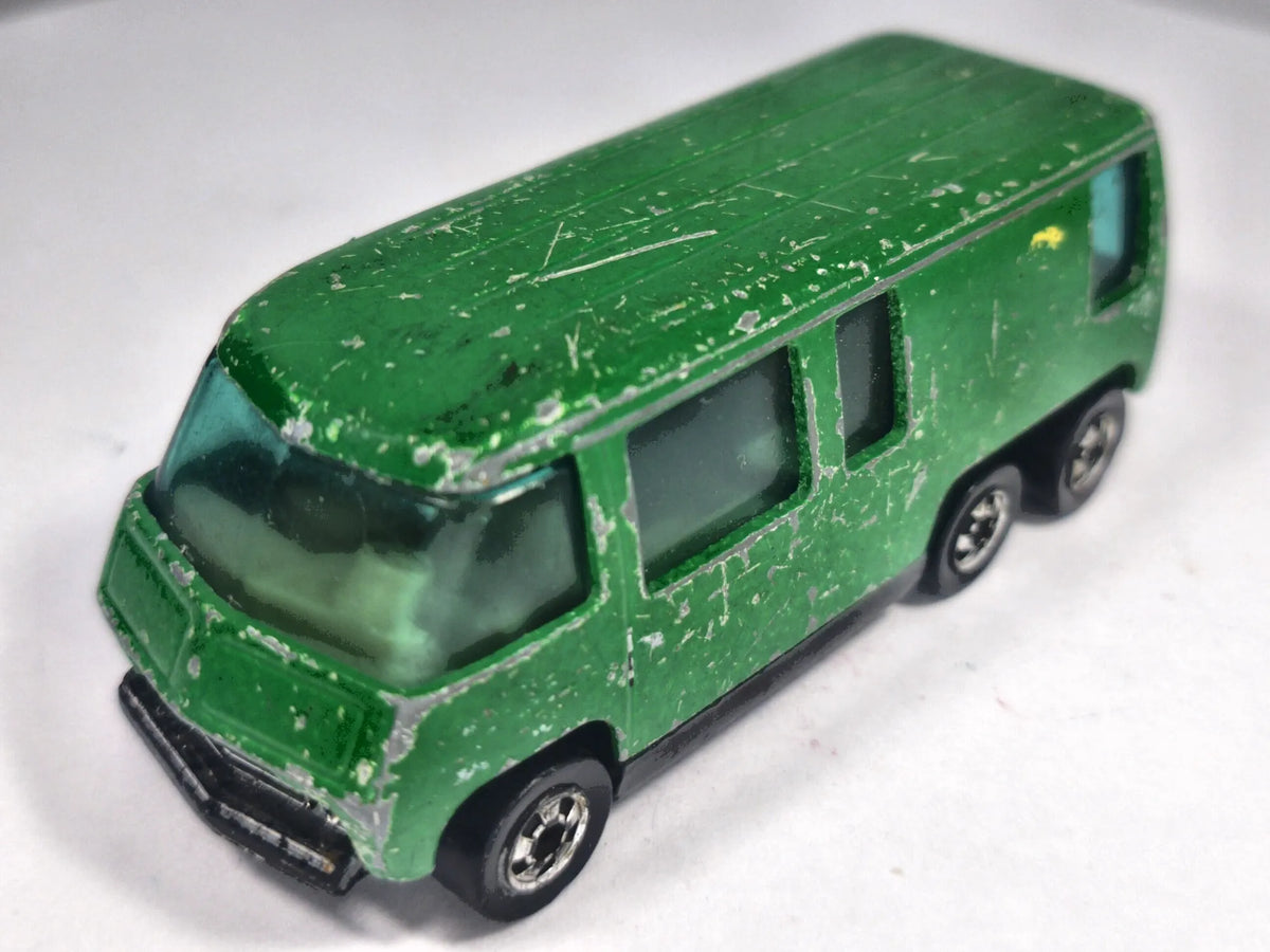 GMC MOTOR HOME, Hot Wheels 1977, Vintage Die cast, Zielony, 1:64, Resoraki – zdjęcie 2