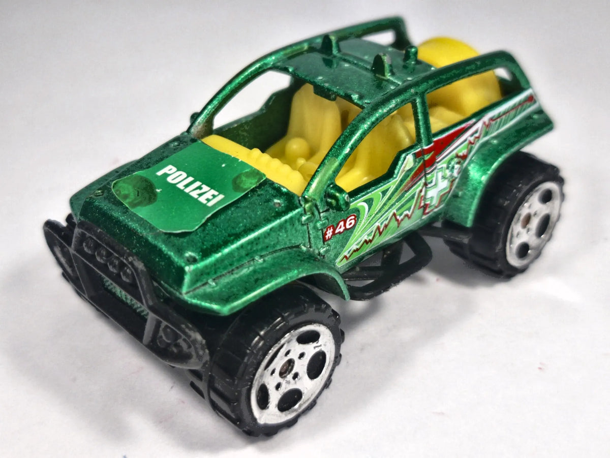 4X4 BUGGY #46, Matchbox 2002, Die cast, Zielony, 1:64, Resoraki – zdjęcie 2