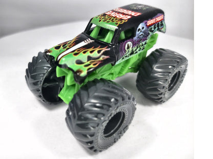 Grave Digger Spin Master 1:64 Monster Truck Luzak Czarny – zdjęcie 2