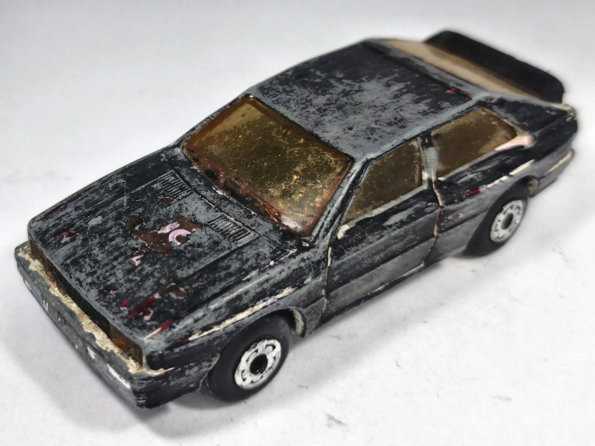 Audi Quattro Matchbox 1987 Superfast 1:58 Luzak Czarny – zdjęcie 2