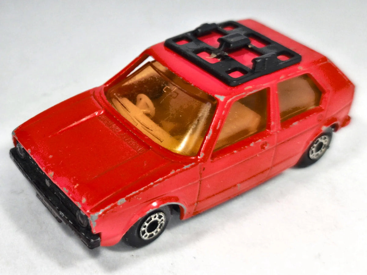 VW GOLF MK1 Superfast Matchbox 1976 Czerwony 1:52 Made in England – zdjęcie 2