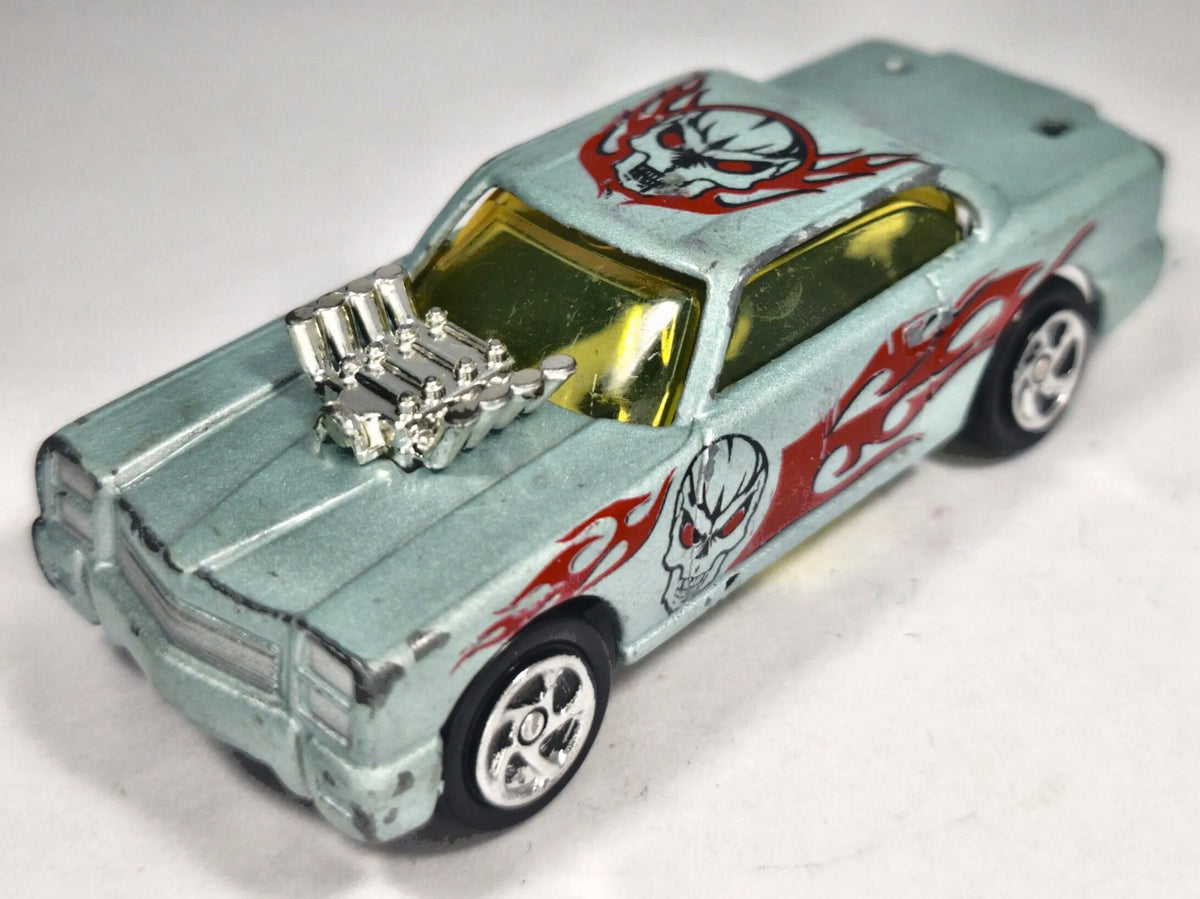 Jak '67 Pontiac GTO MUSCLE CAR, Vintage Die cast, Błękitny, 1:64, Resoraki – zdjęcie 2