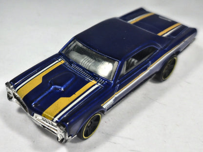Pontiac Gto 1967 Mainline Hot Wheels Granatowy 1:64 – zdjęcie 2