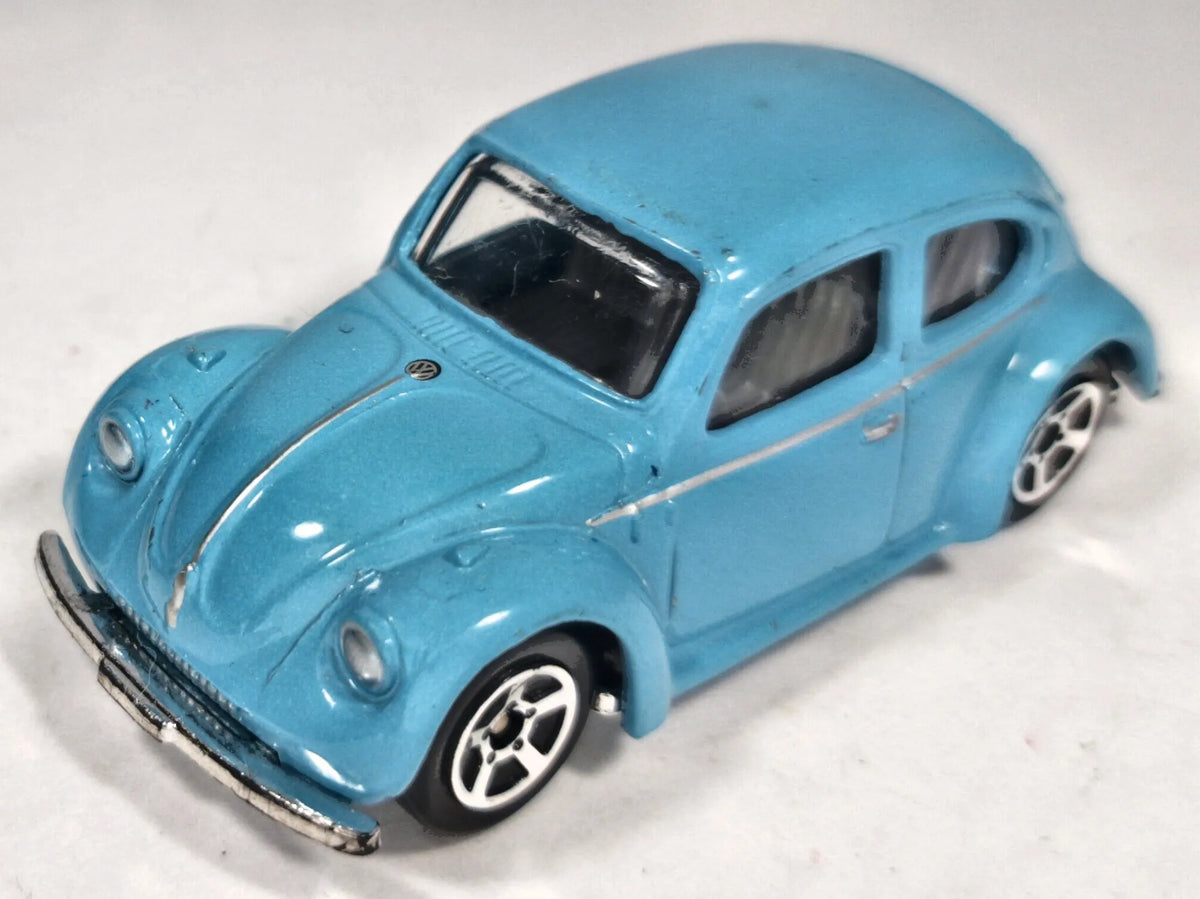 VW Classic Beetle mk1 Realtoy '90 Jasnoniebieski 1:55 – zdjęcie 2