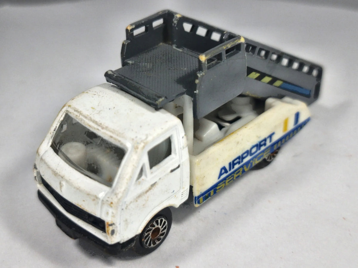 AIRPORT SERVICE TRUCK, Zee Toys, Die cast DKE1, Biały, 1:60, Resoraki – zdjęcie 2