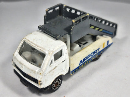 AIRPORT SERVICE TRUCK, Zee Toys, Die cast DKE1, Biały, 1:60, Resoraki – zdjęcie 2