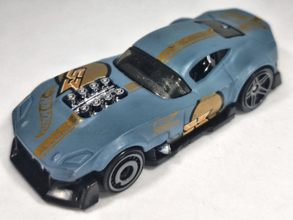 MUSCLE AND BLOWN, Hot Wheels 2020, Die cast GRX50, Niebieski, 1:64 – zdjęcie 2