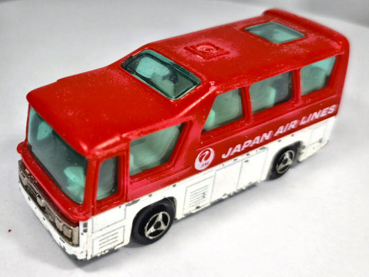 MINIBUS JAPAN AIR LINES Majorette '75 Czerwony 1:87 Made in France – zdjęcie 2