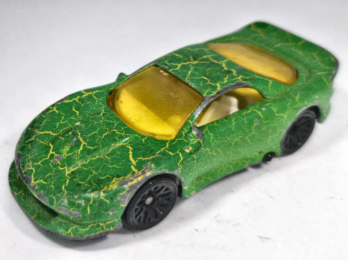 '93 Camaro Hot Wheels 1983 Happy Meal 1:64 Luzak Green Krackle McDonald's – zdjęcie 2