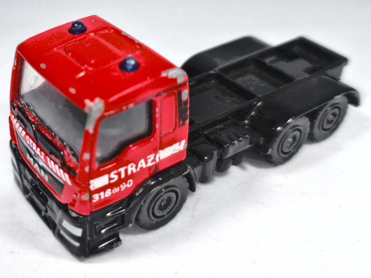 Man TGS Straż pożarna Majorette Czerwony 1:87 – zdjęcie 2