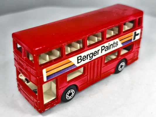 THE LONDONER Matchbox 1972 Czerwony 1:72 Made in England Berger Paints – zdjęcie 2
