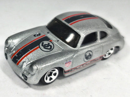 1966 Porsche 356A Outlaw Hot Wheels 2015 HW Showroom 1:64 Luzak Srebrny – zdjęcie 2