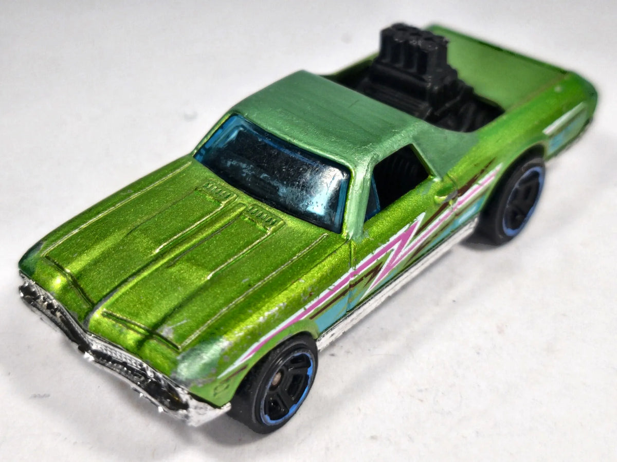 1970 CHEVROLET EL CAMINO, Hot Wheels, Die cast, Zielony, 1:64, Resoraki – zdjęcie 2