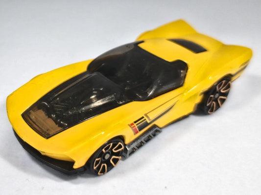 Street Shaker Hot Wheels 2011 1:64 Luzak Żółty Hammerhead – zdjęcie 2