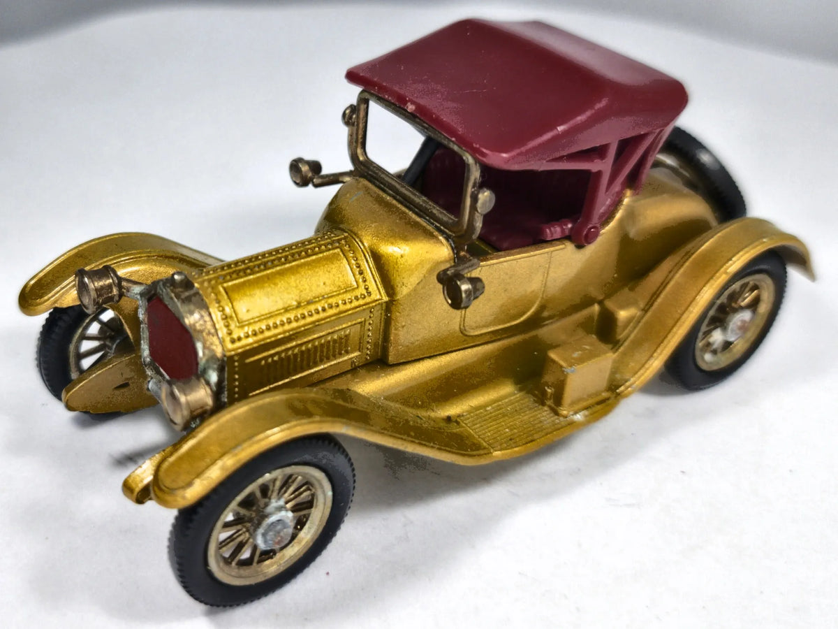 1913 Cadillac Models of Yeasteryear Matchbox Złoty 1:43 Made in England – zdjęcie 2