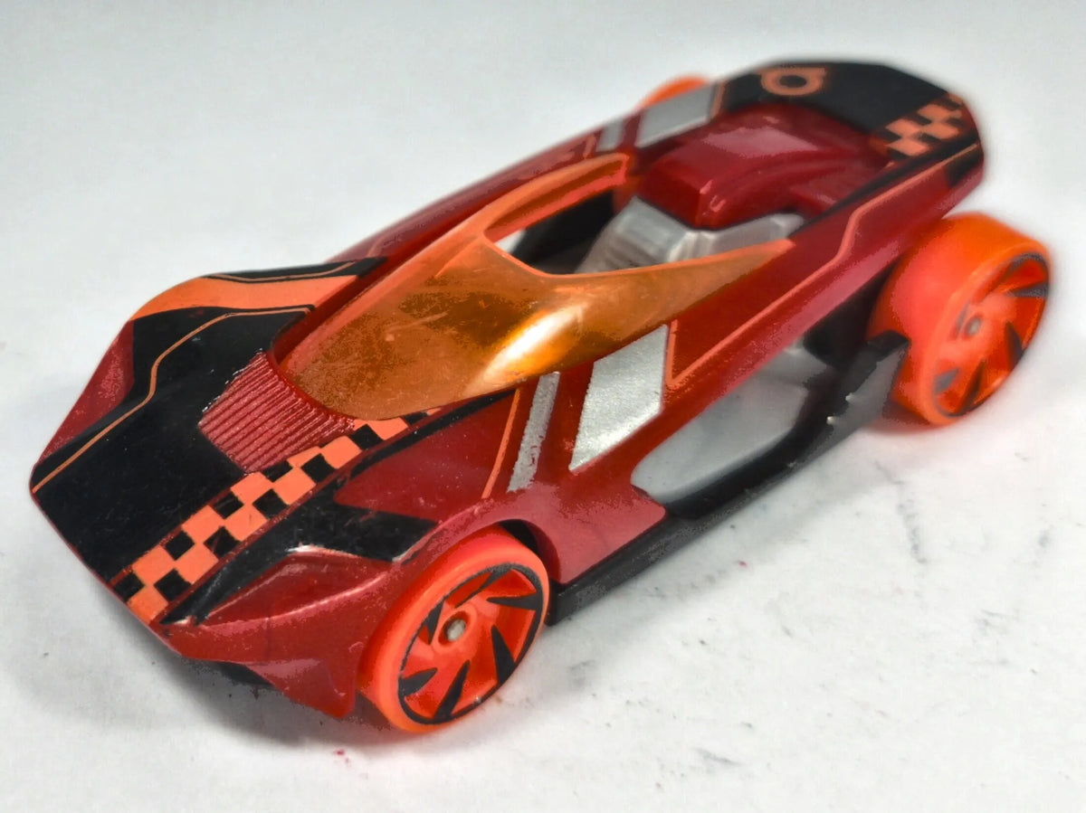 HW Warp Speeder Hot Wheels 2019 Mainline 1:64 Luzak Czerwony – zdjęcie 2