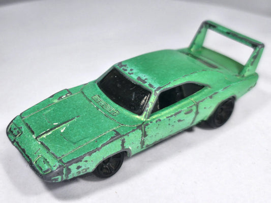 Dodge Daytona Hot Wheels 1995 1:64 Luzak Zielony Muscle Car – zdjęcie 2