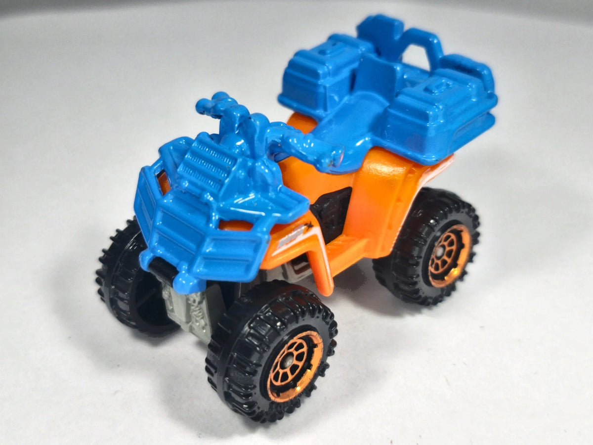 Sand Shredder Quad, Matchbox 2012, Niebieski, Pomarańcz, Die cast, Resoraki – zdjęcie 2